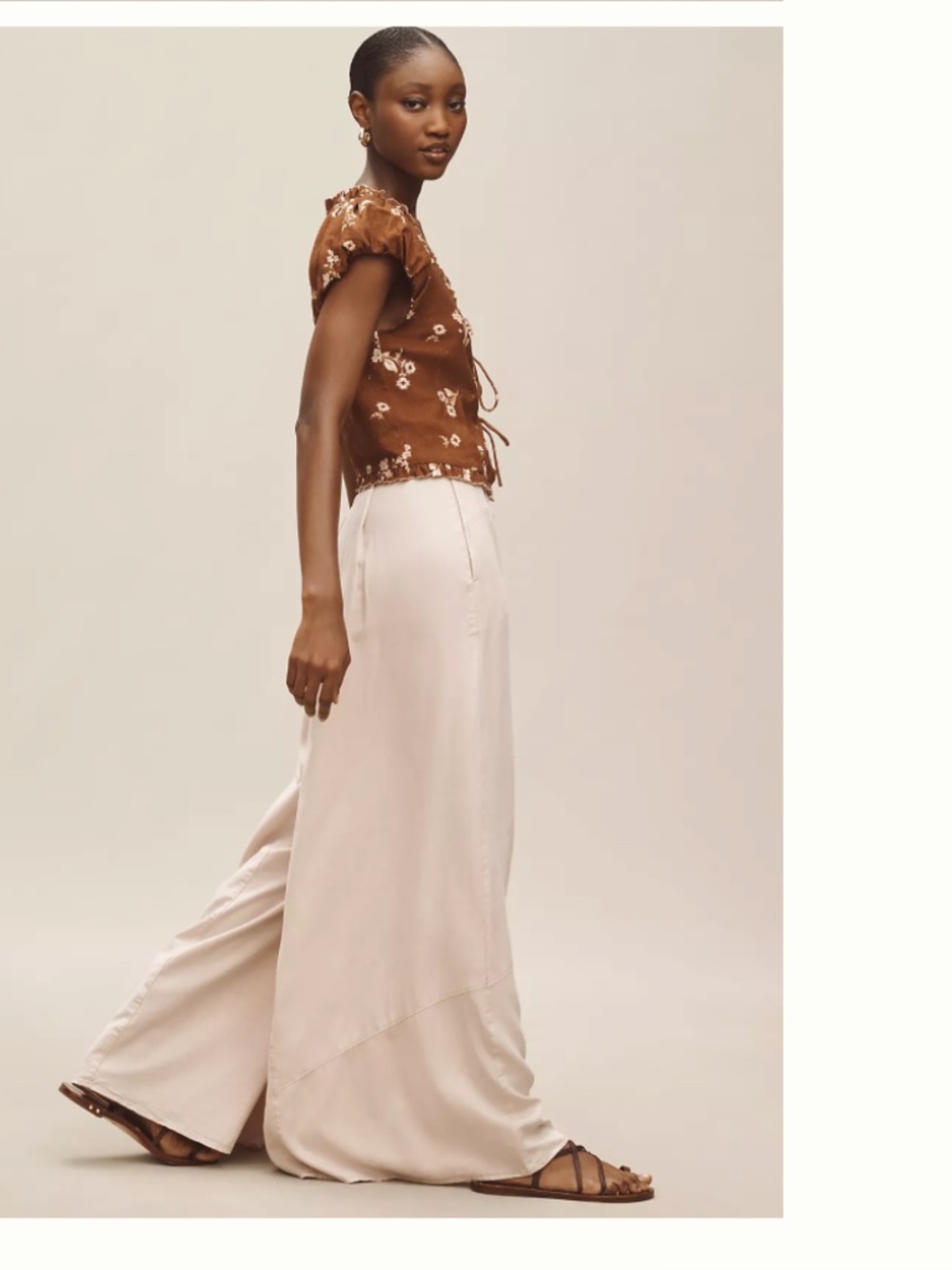 Pilcro Palazzo Trouser Pants - Picture 2 of 5